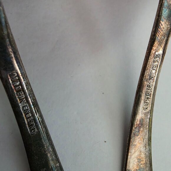 Vintage EPNS Silver Plated Spoons Set Of 2 England - Picture 6 of 7
